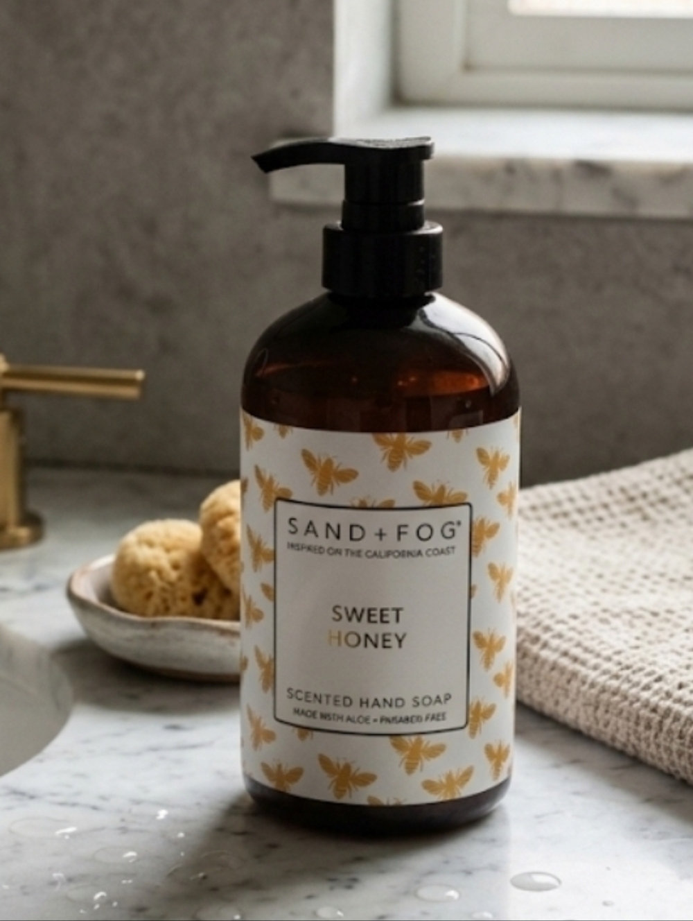 Sand + Fog Sweet Honey Hand Soap ~ 20 oz